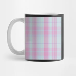 Pastel Aesthetic Conall 2 Hand Drawn Textured Plaid Pattern Mug